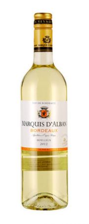Wino Chateau Marquis d'Alban Bordeaux Moelleux - Francja