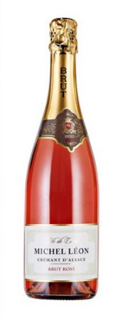 Wino Cremant d'Alsace Michel Leon Brut Rose - Francja