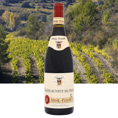 Wino Vidal-Fleury Châteauneuf-du-Pape Rouge - Francja