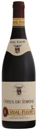 Wino Vidal-Fleury Côtes du Rhône Rouge 2017 - Francja