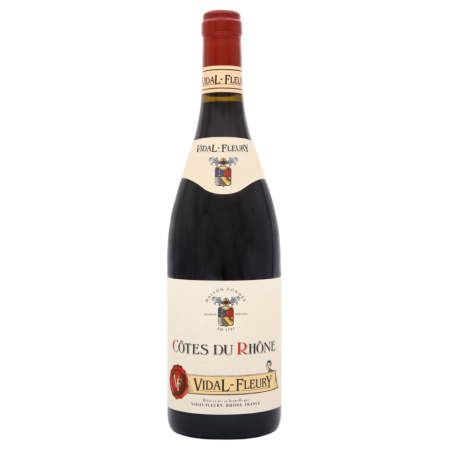 Wino Vidal-Fleury Côtes du Rhône Rouge - Francja