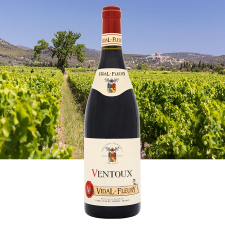 Wino Vidal-Fleury Ventoux Rouge - Francja