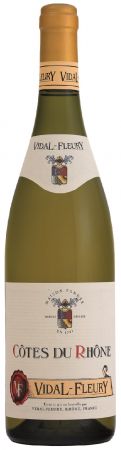 Wino Vidal-Fleury Côtes du Rhône Blanc 2020 - Francja