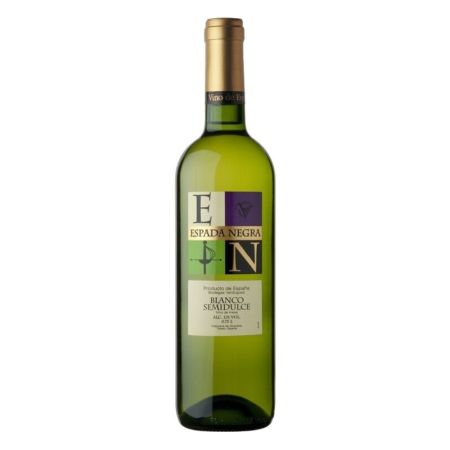 Wino Espada Negra blanco semiseco - Hiszpania