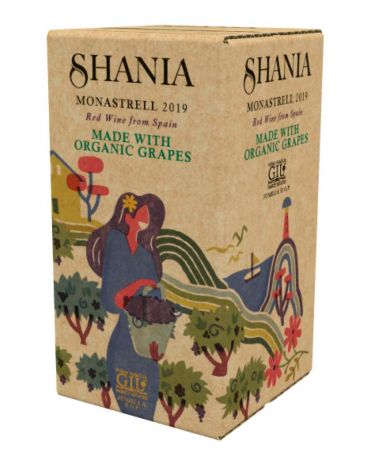 Wino Wino Shania Monastrell BIB - Hiszpania