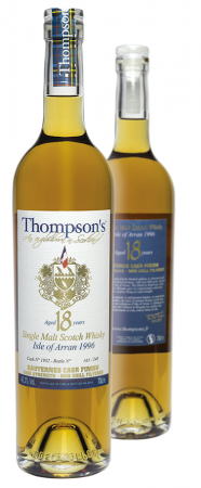 Whisky Thompson's Single Malt Scotch 1996 Isle of Arran - Wielka Brytania