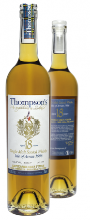 Whisky Thompson's 1996 Isle of Arran Single Malt Scotch - Wielka Brytania