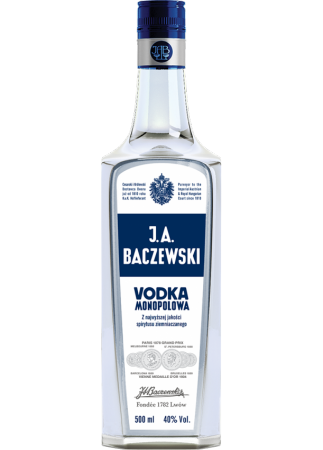 Wódka J.A. Baczewski 0,5l - Polska