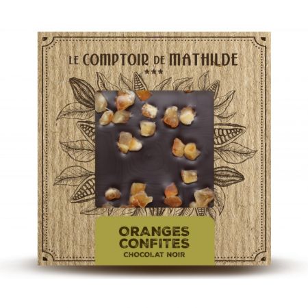Czekolada gorzka z kandyzowanymi pomarańczami - Francja