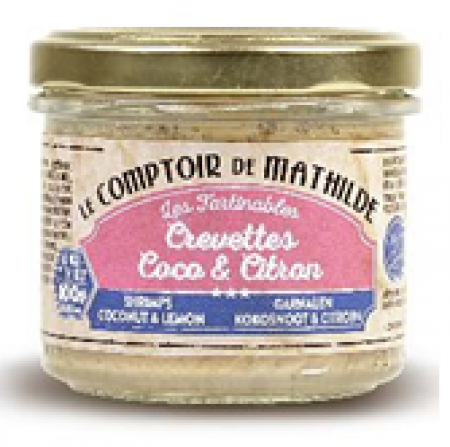 Pasta krewetkowa z kokosem i cytryną - Francja