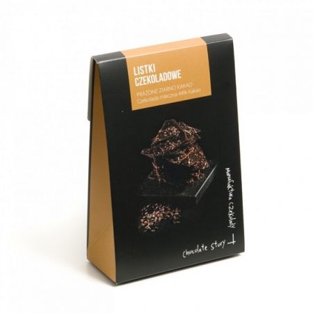 Manufaktura listki czekoladowe z ziarnem kakao 80 g - Polska