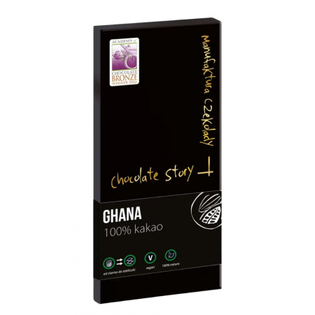 Czekolada gorzka 100% kakao Ghana - Polska