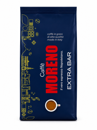 Kawa ziarnista Caffe Moreno Extra Bar 1kg - Włochy