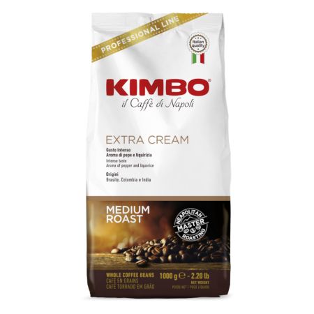 Kawa ziarnista Kimbo Extra Cream - Włochy