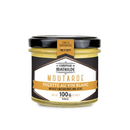 Musztarda z białym winem 100 g - Francja