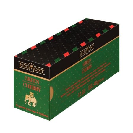 Herbata Richmont Green Cherry 12 saszetek - Polska