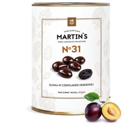 Martins Śliwka w czekoladzie deserowej - Belgia