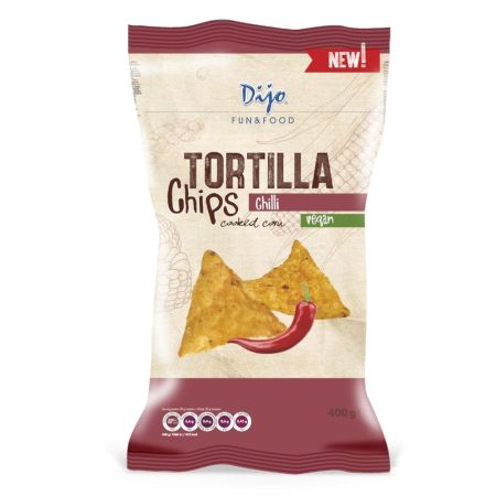 Tortilla chips nachos hot chili 400g - Hiszpania
