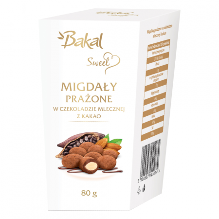 Bakal Sweet Migdał prażony w czekoladzie mlecznej z kakao - Polska