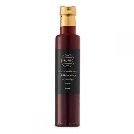 Krupiec syrop malinowy z kwiatem bzu 230 ml - Polska