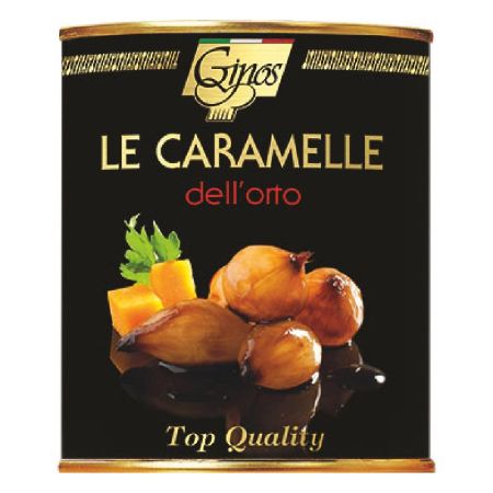 Cebulki całe w occie balsamicznym 860g Ginos - Włochy