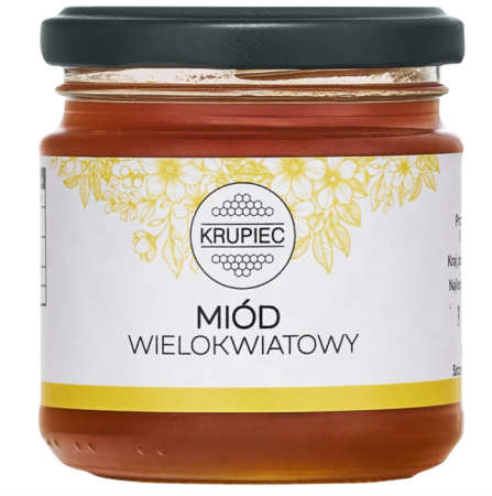 Krupiec Miód Wielokwiatowy 250g - Polska