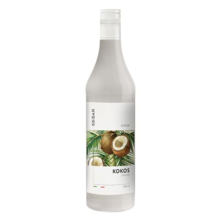 Syrop o smaku kokosowym 0,75L 68Bar - Włochy