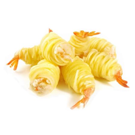 Krewetka w cieście ziemniaczanym 1kg mrożona - Włochy